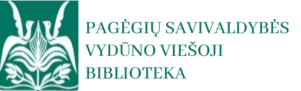 Pagėgių savivaldybės Vydūno viešosios bibliotekos logotipas